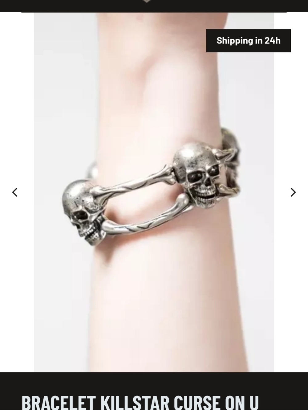 Killstar Curse On U Bracelet